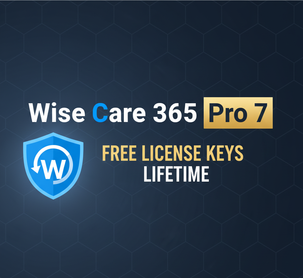 Wise Care 365 Pro 7 Free License Keys Lifetime [2025]